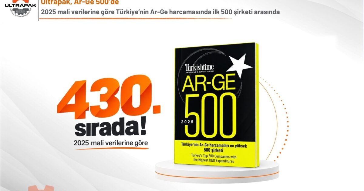 Ultrapak, Ar-Ge Harcamasında İlk 500’de (1)
